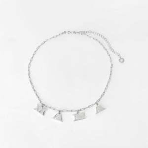 MAMA Letters Necklace - Silver
